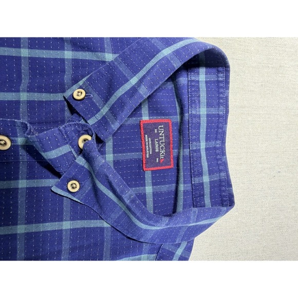 UNTUCKit Other - UNTUCKit Men's Long Sleeve Shirt Blue, Button-Up, Size Large, 100% Cotton